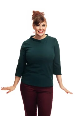 Online Agnes topp Mörkgrön Toppar