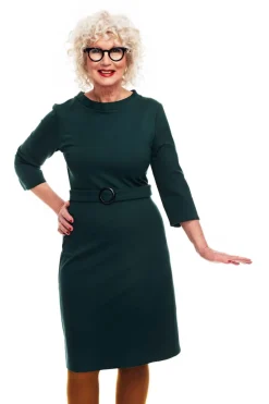 Fashion Agneta klänning Mörkgrön Klänningar