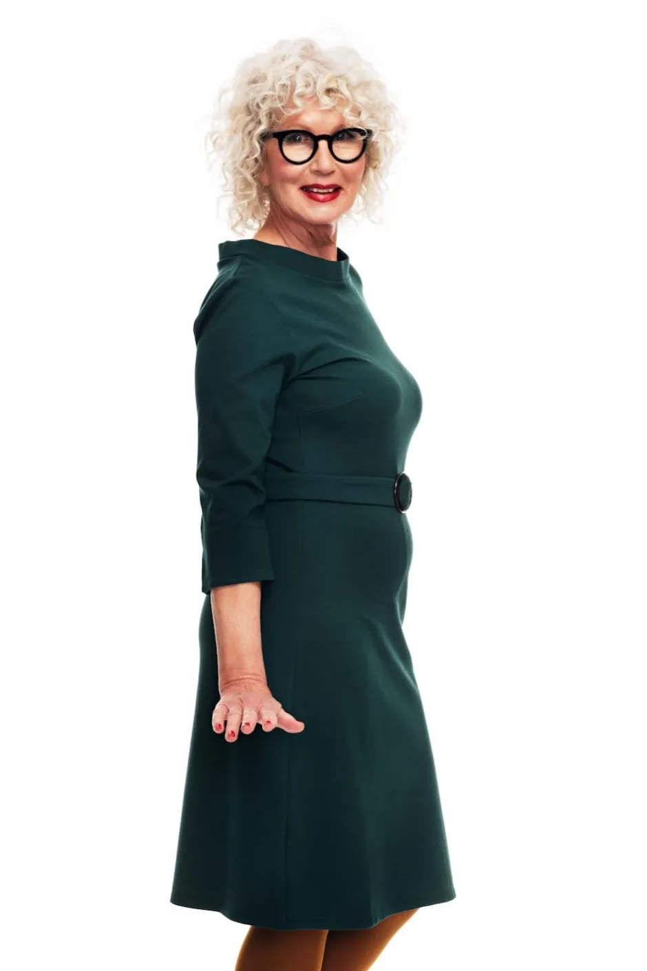 Fashion Agneta klänning Mörkgrön Klänningar