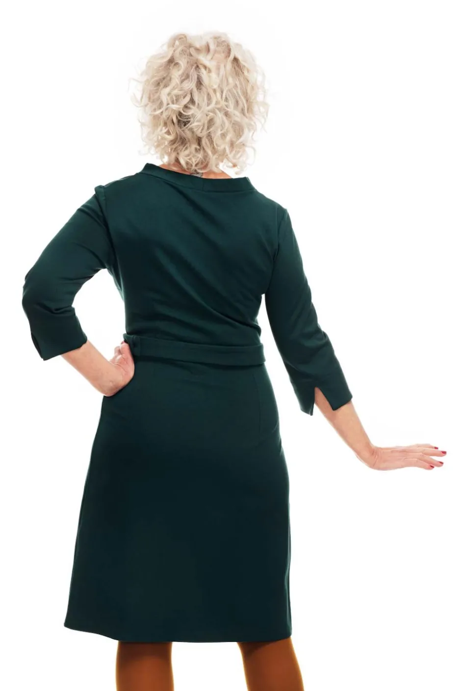 Fashion Agneta klänning Mörkgrön Klänningar