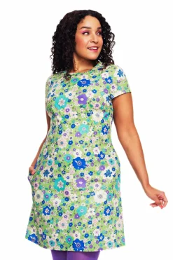 Discount Alice klänning Kreativ Grön Klänningar