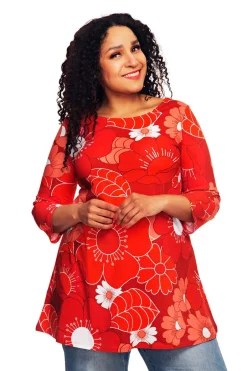 Outlet Anita tunika 1960 Röd Toppar | Klänningar