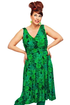 Hot Anna klänning Illusion Grön Klänningar