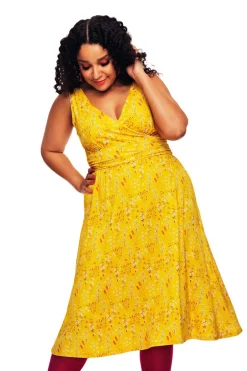 New Anna klänning Ängsblom Gul Klänningar