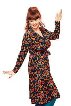 Sale Anna-Klara klänning Nostalgi Orange Klänningar