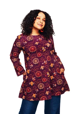 Fashion Annelie tunika Tivoli Plommon Klänningar