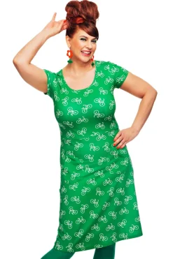 New Asta klänning Cykeltur Grön Klänningar