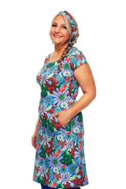 Best Asta klänning Fågeltivoli Blå Klänningar