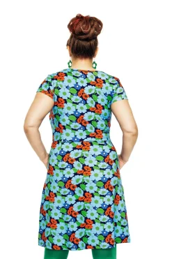 New Asta klänning Humlesurr Blå Klänningar