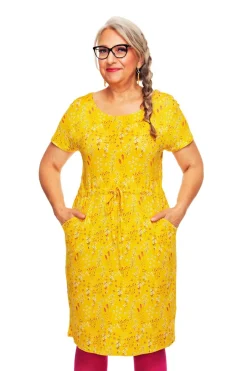 Online Bella klänning Ängsblom Gul Klänningar