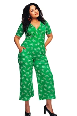 Discount Britta byxdress Cykeltur Grön Klänningar