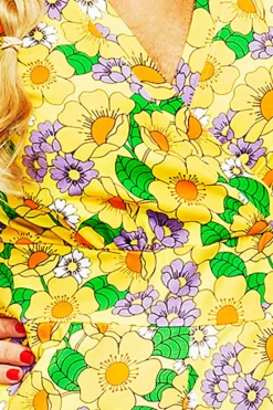 Sale Britta byxdress Humlesurr Gul Klänningar