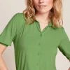 Hot Carina blus Shade green Toppar