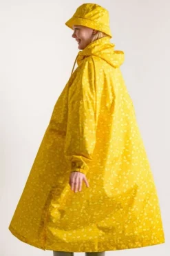 Fashion Danedream regnponcho Fleurie dark yellow Jackor
