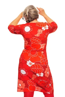 Clearance Doris klänning 1960 Röd Klänningar