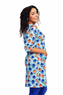 Online Doris klänning Kaffe Klänningar