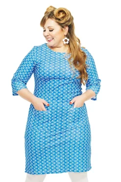 Best Doris klänning Mört Blå Klänningar