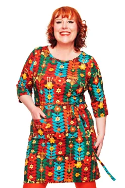 Outlet Doris klänning Växtkraft brun Klänningar