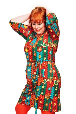 Outlet Doris klänning Växtkraft brun Klänningar