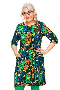 Hot Doris klänning Växtkraft grön Klänningar