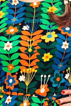 Hot Doris klänning Växtkraft grön Klänningar