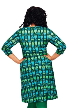 Online Ester klänning Timglas grön Klänningar