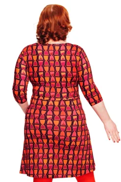 Sale Ester klänning Timglas lila Klänningar