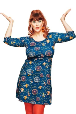 Discount Ester klänning Tivoli Petrol Klänningar