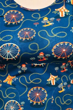 Discount Ester klänning Tivoli Petrol Klänningar