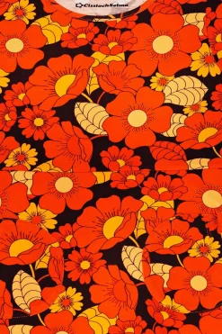 New Ester MINI klänning 1970 orange Barn Barnkläder