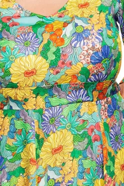 Outlet Greta klänning Illusion Färgglad Klänningar