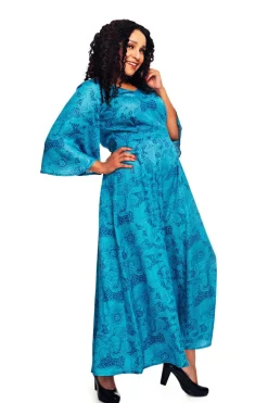 Outlet Greta klänning Rörelse Blå Klänningar