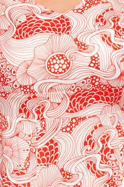 New Greta klänning Rörelse Röd Klänningar