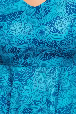 Discount Gullan klänning Rörelse Blå Klänningar