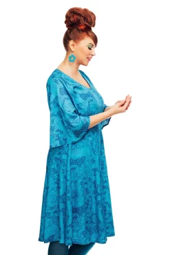 Discount Gullan klänning Rörelse Blå Klänningar