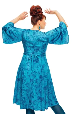 Discount Gullan klänning Rörelse Blå Klänningar