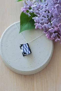 Sale Halsband silverkedja Blue arrow Halsband & Armband