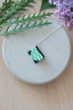 Fashion Halsband silverkedja Green arrow Halsband & Armband