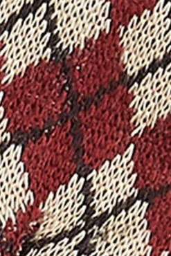 Online Handskar Argyle cabernet red Mössor & Handskar