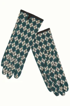 Online Handskar Argyle urban green Mössor & Handskar