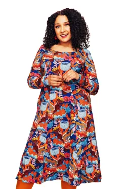 Fashion Helga klänning Babylon Blå Klänningar