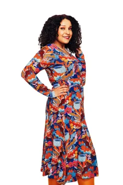 Fashion Helga klänning Babylon Blå Klänningar