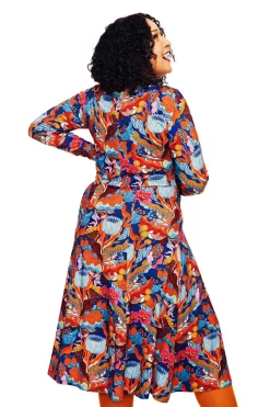 Fashion Helga klänning Babylon Blå Klänningar