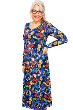 Fashion Helga klänning Urdjur blå Klänningar