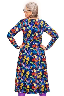 Fashion Helga klänning Urdjur blå Klänningar