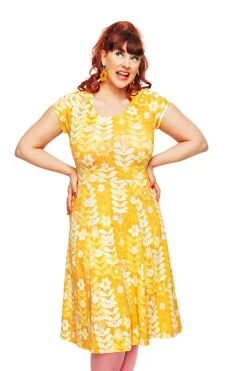 Clearance Hilda klänning Växtkraft Gul Klänningar