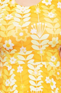 Clearance Hilda klänning Växtkraft Gul Klänningar