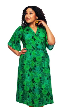 Hot Josefine klänning Illusion Grön Klänningar