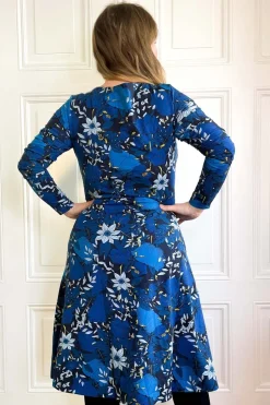 Clearance Kajsa klänning Melodi blå Klänningar