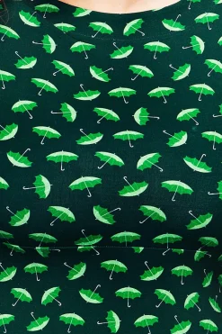 Hot Kajsa klänning Paraply Grön Klänningar